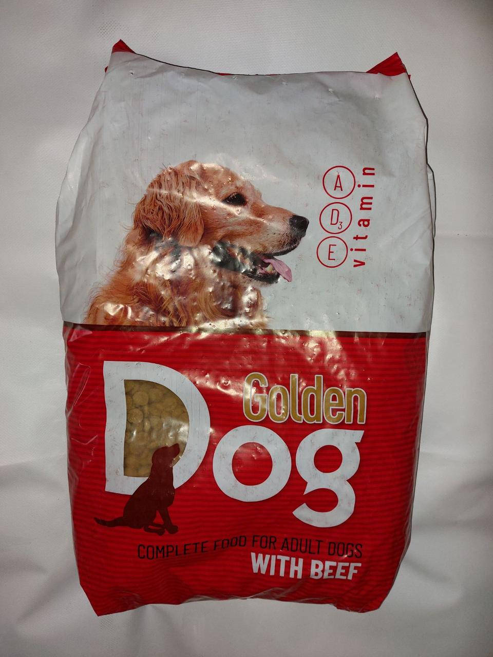 

Корм для Собак Голден Дог Golden Dog Говядина 10 кг