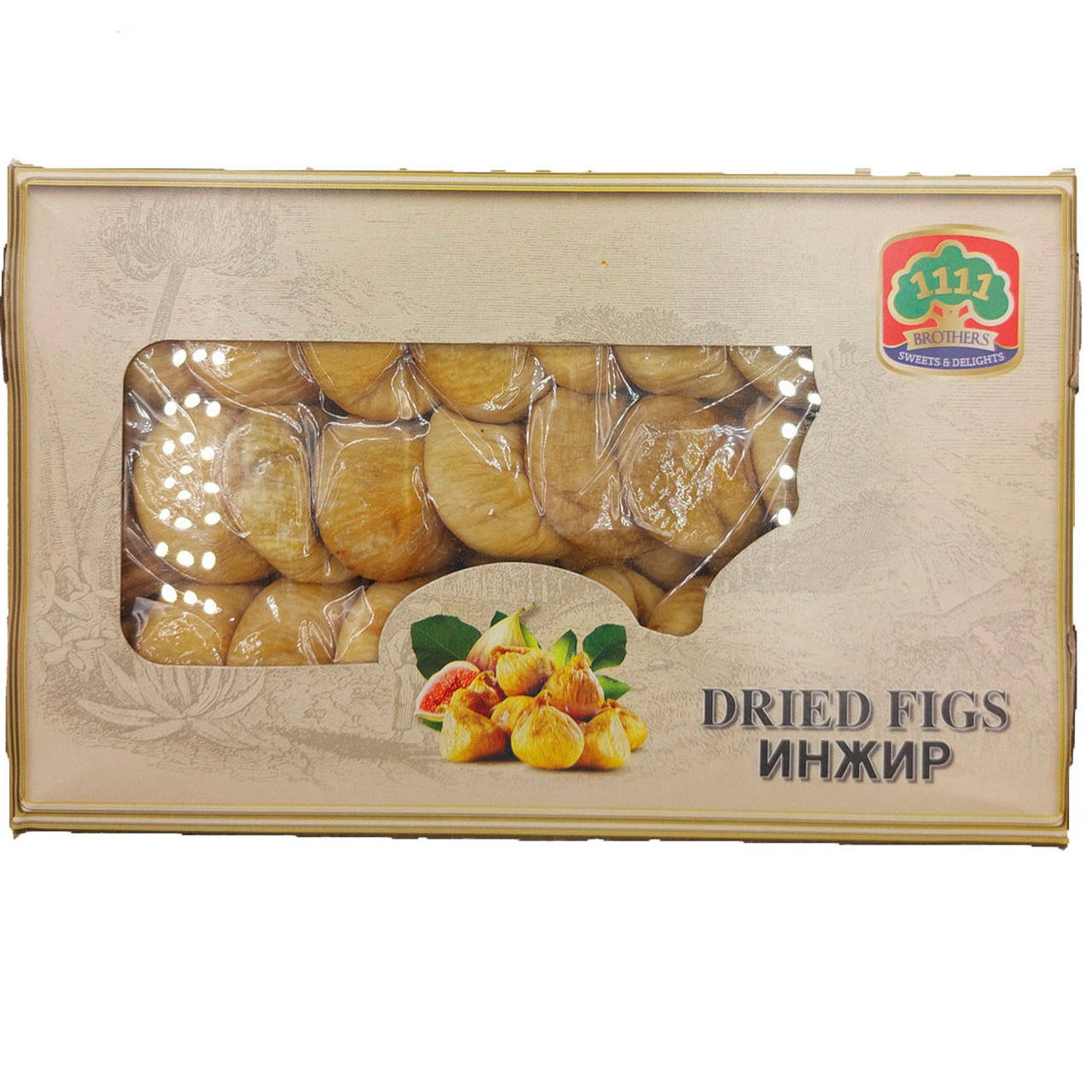 

Инжир вяленый Dried Figs Премиум 200г, натуральный светлый инжир, Турция