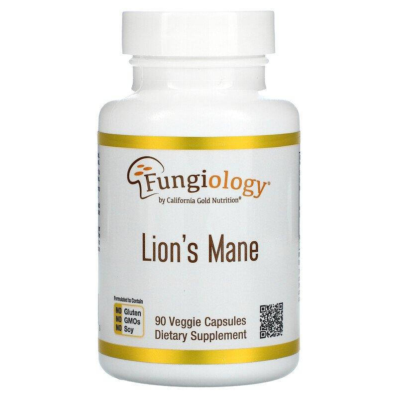 

Ежовик гребенчатый California Gold Nutrition Fungiolody Lion`s Mane 90 капс.