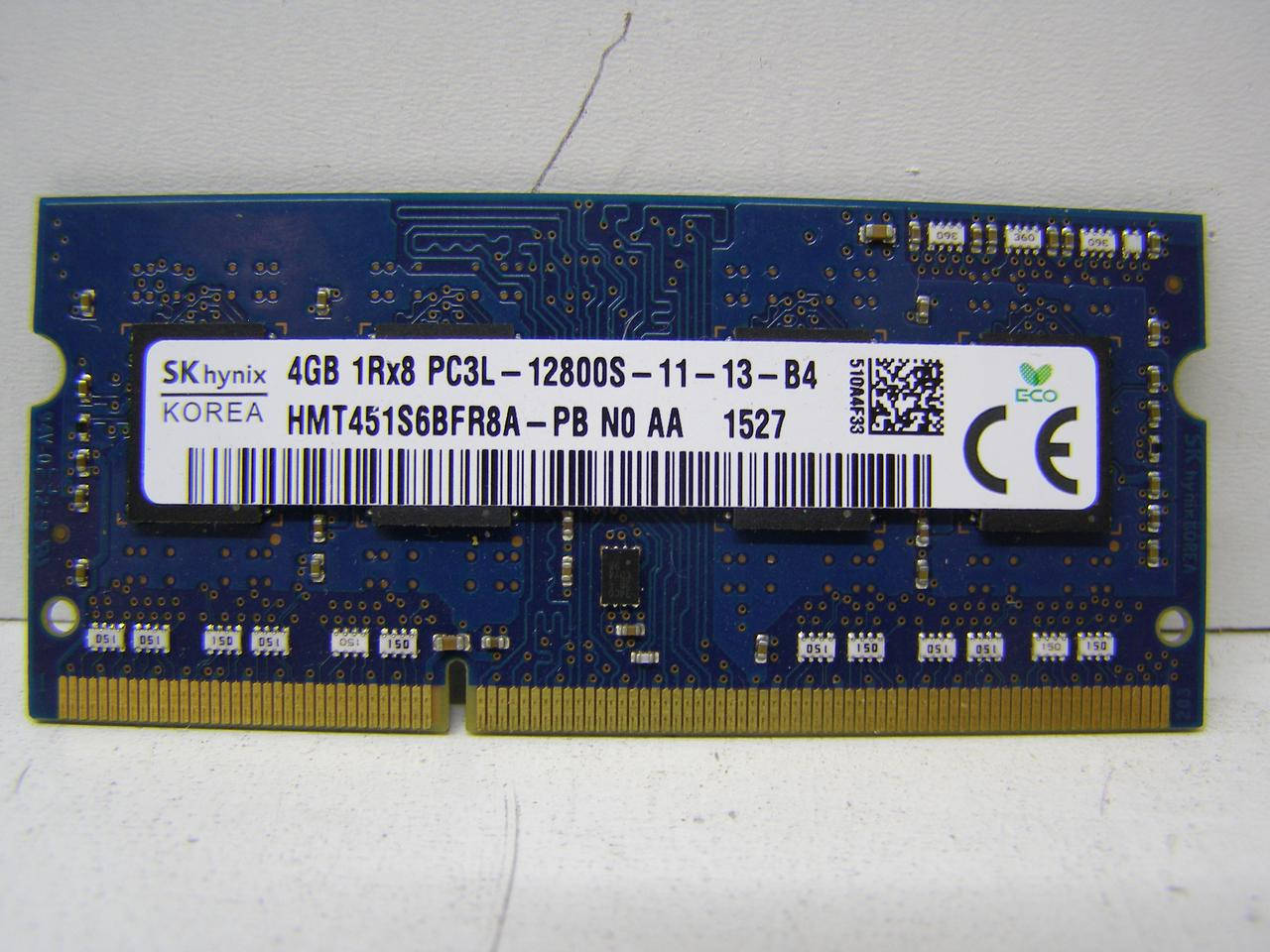 

Оперативная память Hynix SODIMM DDR3L-1600 4096MB PC3L-12800S-11-13-B4 (HMT451S6BFR8A-PB)