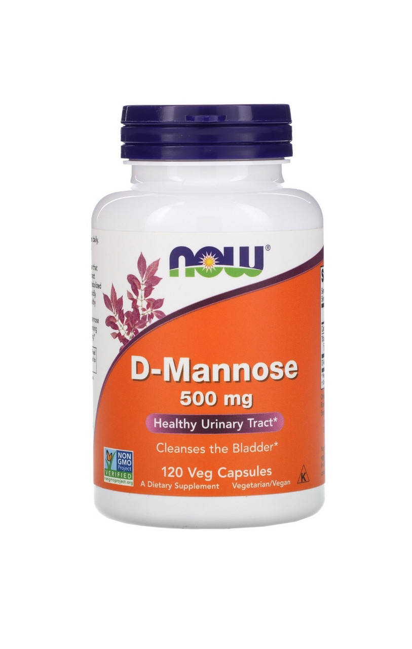 

D-Манноза 500мг Now Foods (120 вегетарианских капсул)