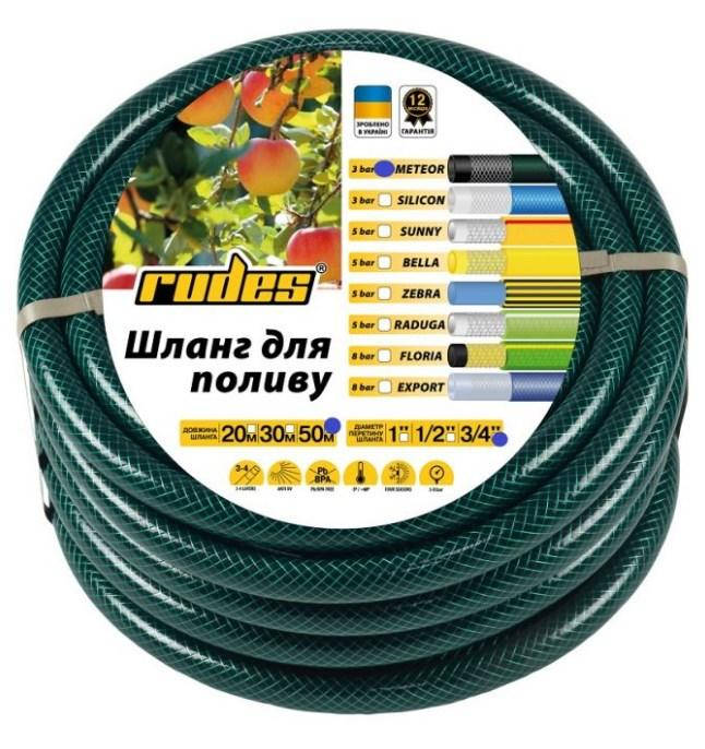 

Шланг для полива из ПВХ Rudes METEOR 3/4" (50 метров) 3 Атм