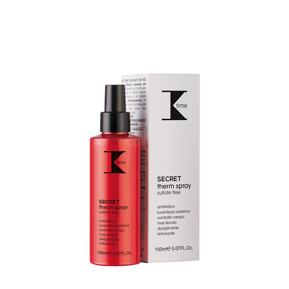 

Термозащитный несмываемый спрей против повреждения волос K-time Secret Therm spray 150 ml