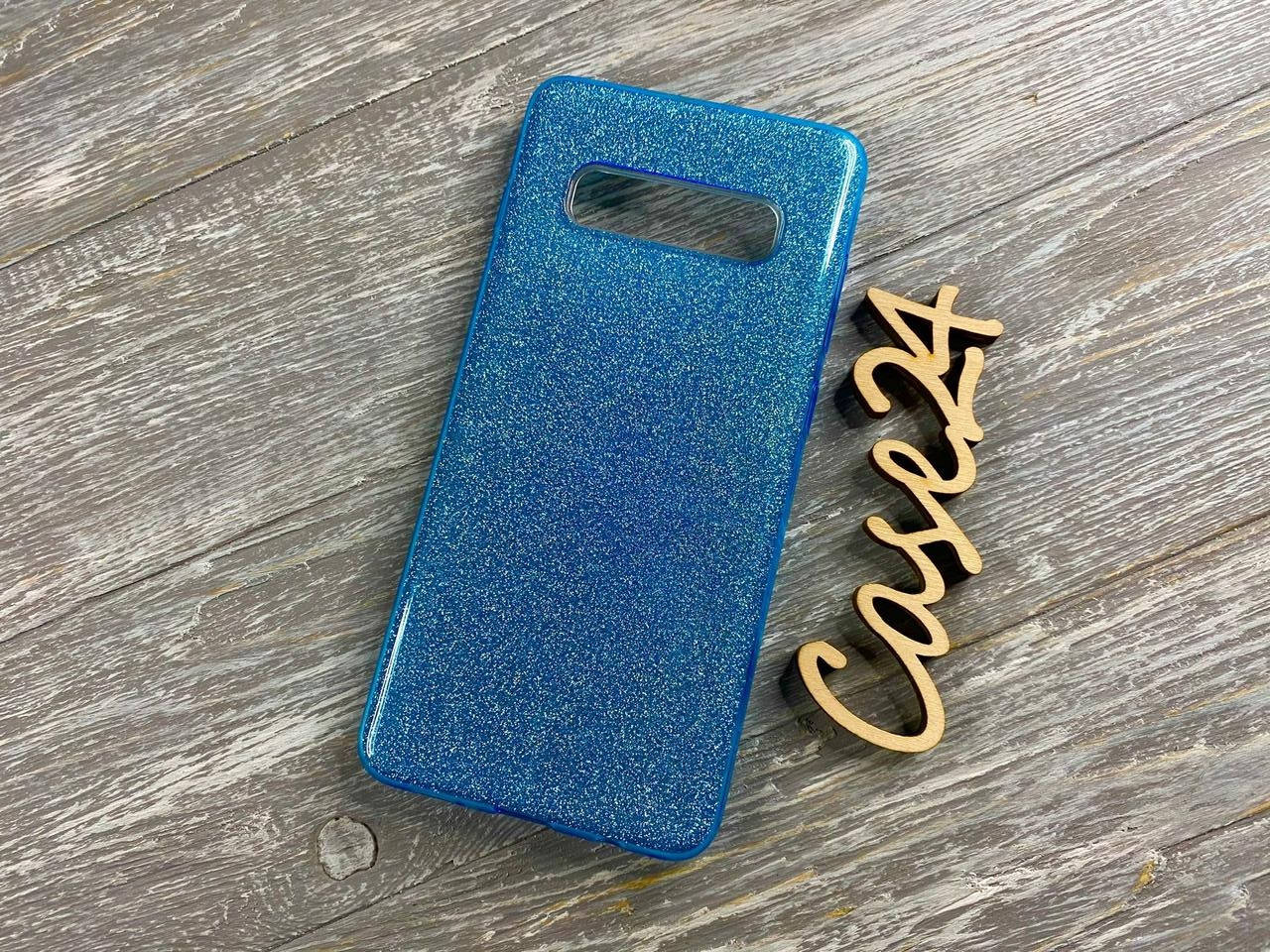 

Переливающийся TPU чехол Sonic для Samsung Galaxy S10 Plus (5 цветов) голубой