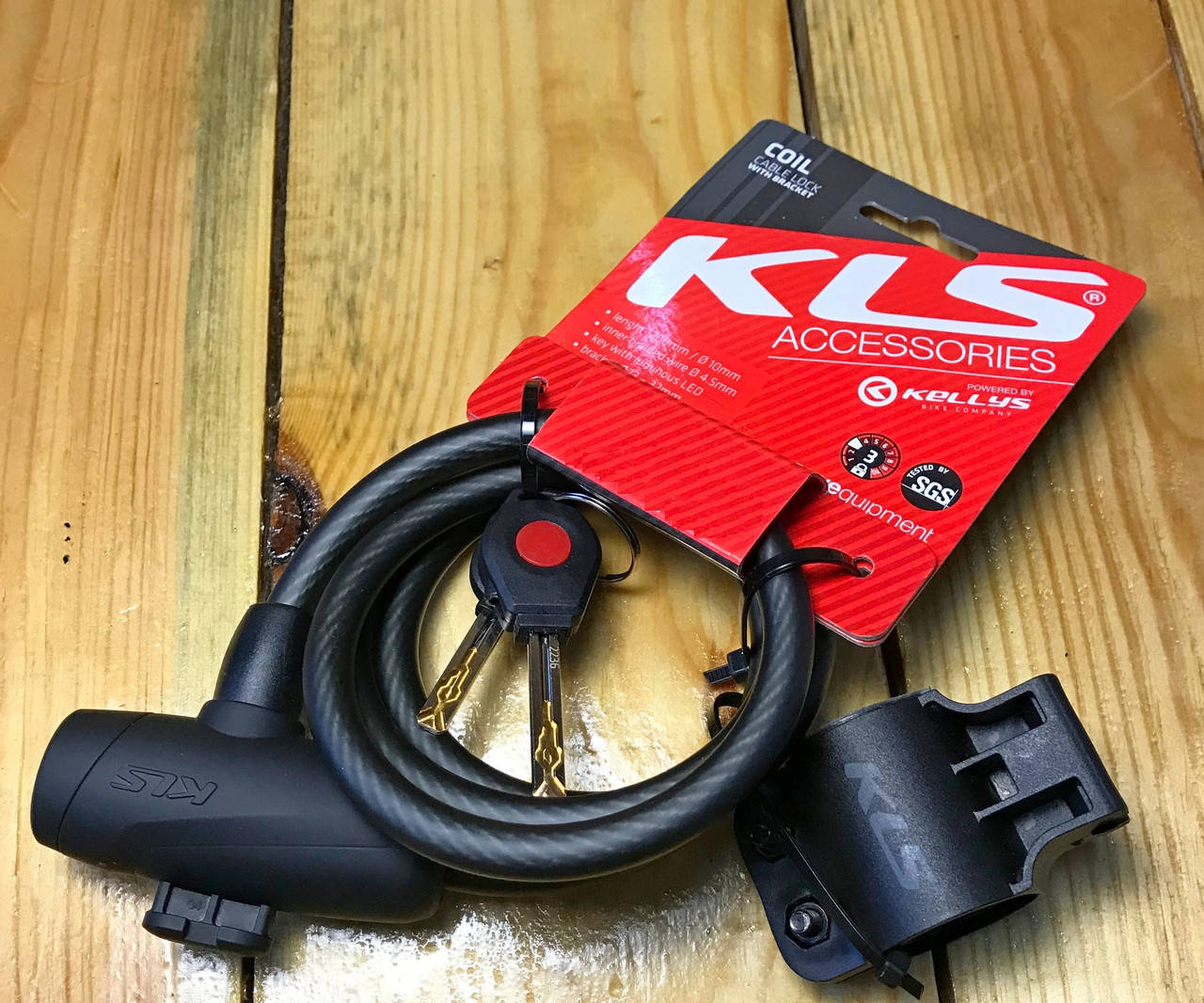 

Велозамок KLS COIL 10х1500 мм