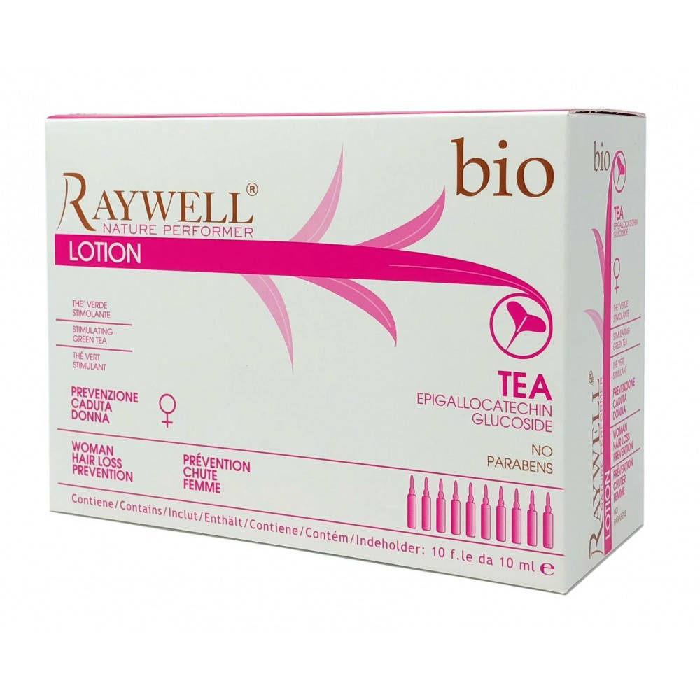 

Ампулы женские против выпадения волос Raywell BIO TEA