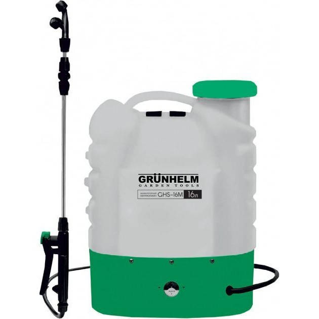 

Опрыскиватель аккумуляторный Grunhelm GHS-16M 16л 2022р., Белый
