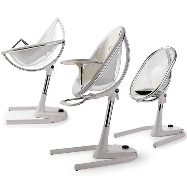 

Стульчик для кормления Mima Moon White, White