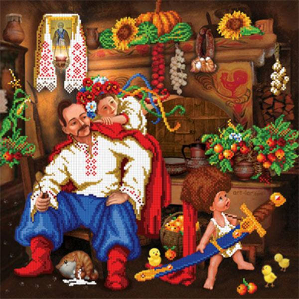 

Картина з бісером "Моя сім'я, моя обитель" БІС-4912