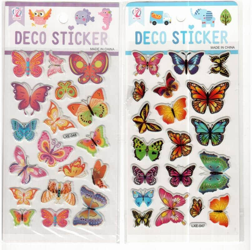 

Наклейка lxe бабочки