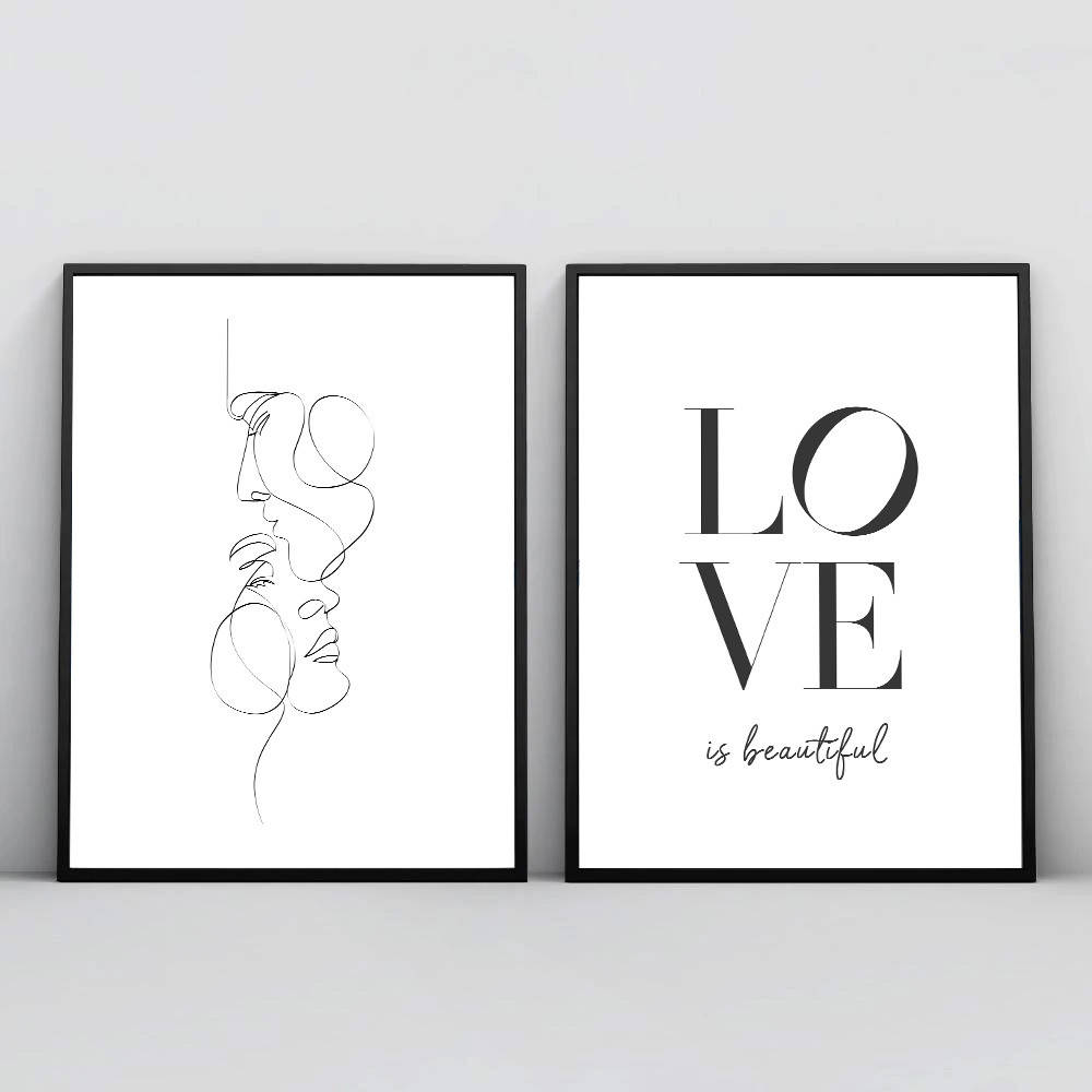

Набор постеров Love is beautiful формат А3