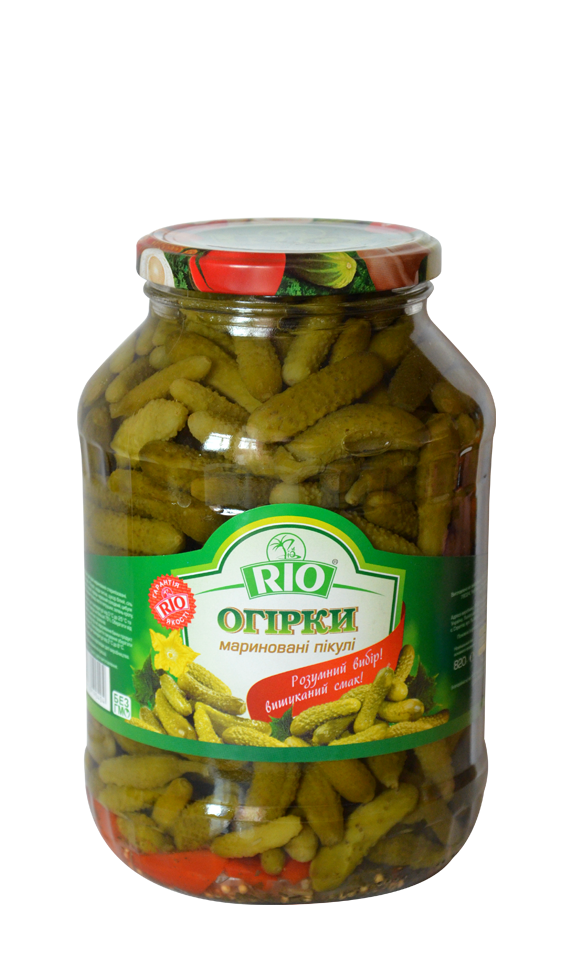 

Огірки пікулі мариновані РІО 820г
