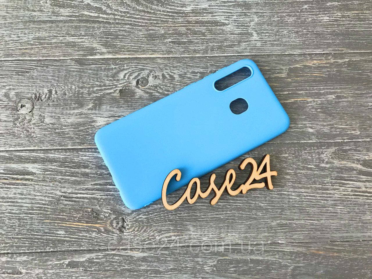 

TPU чехол накладка Candy для Samsung Galaxy A30s ( 8 цветов) голубой