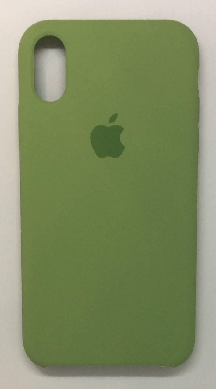 

Чехол Silicon iPhone Xs Max - "Фисташка №1"