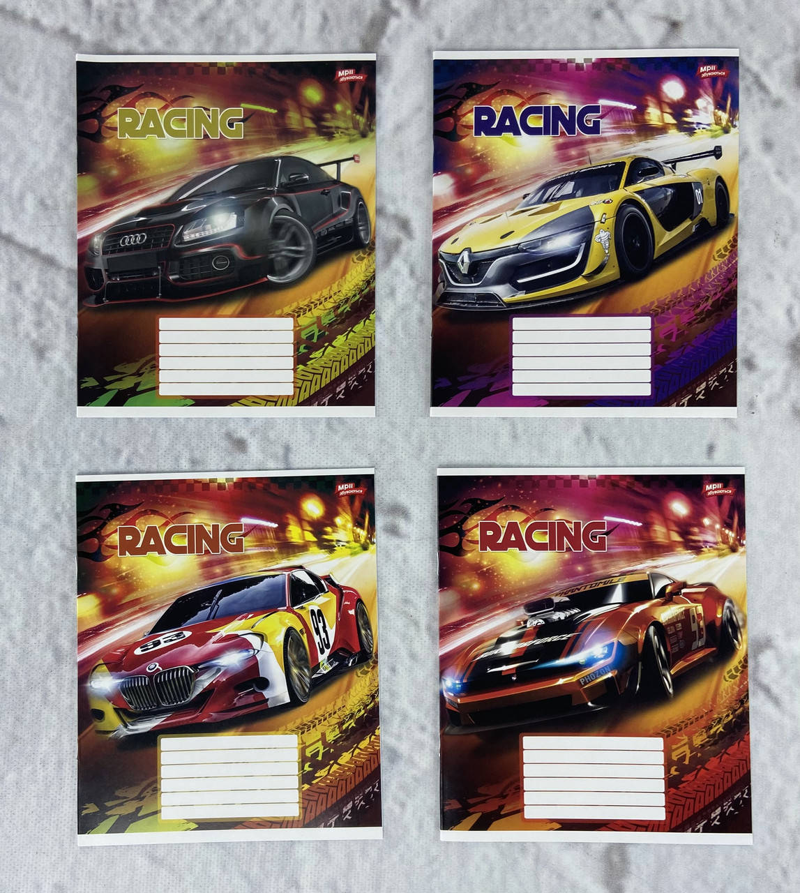 

Тетрадь 12 листов клетка Racing 3180 119713 Мрії Збуваються Украина