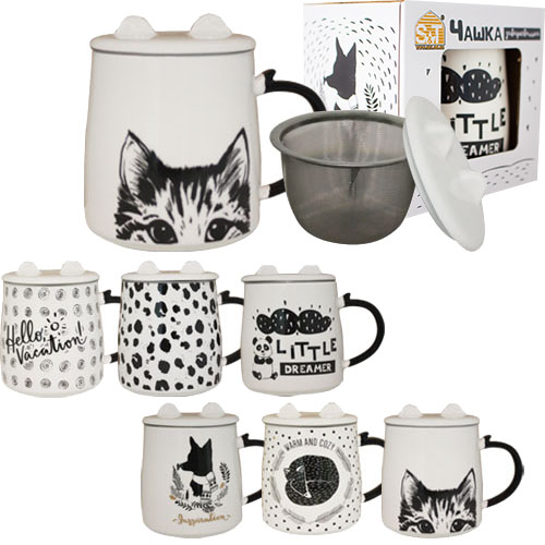 

Чашка заварочная 380мл Скетч, Белый