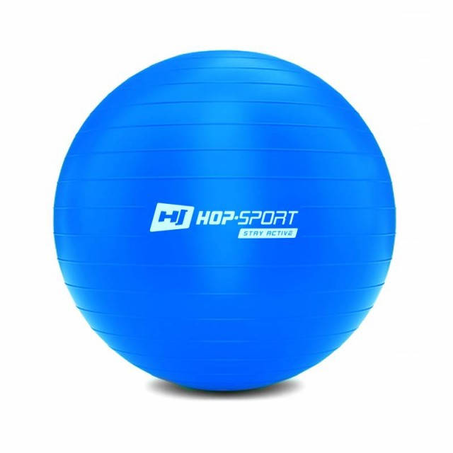 

Фитбол мяч для фитнеса + насос Hop-Sport 75cm HS-R075YB синий