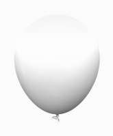 

Латексные шарики 5" (12 см) Kalisan пастель White белый