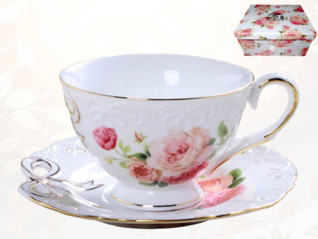 

Чайна пара Бант (чашка 240млблюдце 15см) 2335 ТМ SNT