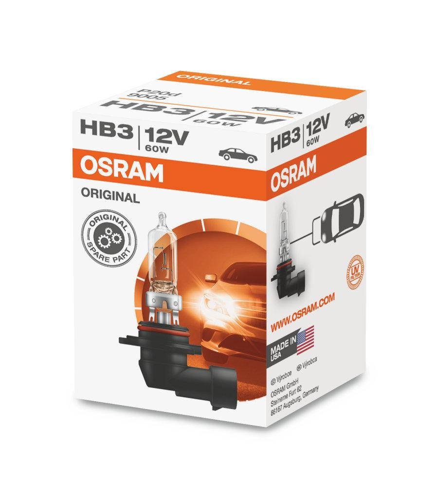 

Галогеновые лампы Osram Original HB3