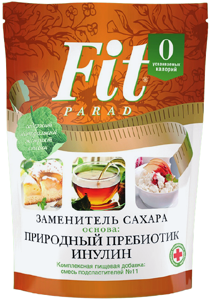 

Сахарозаменитель ФитПарад №11 Инулин дой-пак (150 грамм)