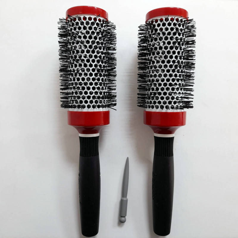 

Брашинг керамический антистатический круглый термостойкий Salon Professional Ceramic & Ionic d-43 мм N-9-2 SL, Коричневый ø 45