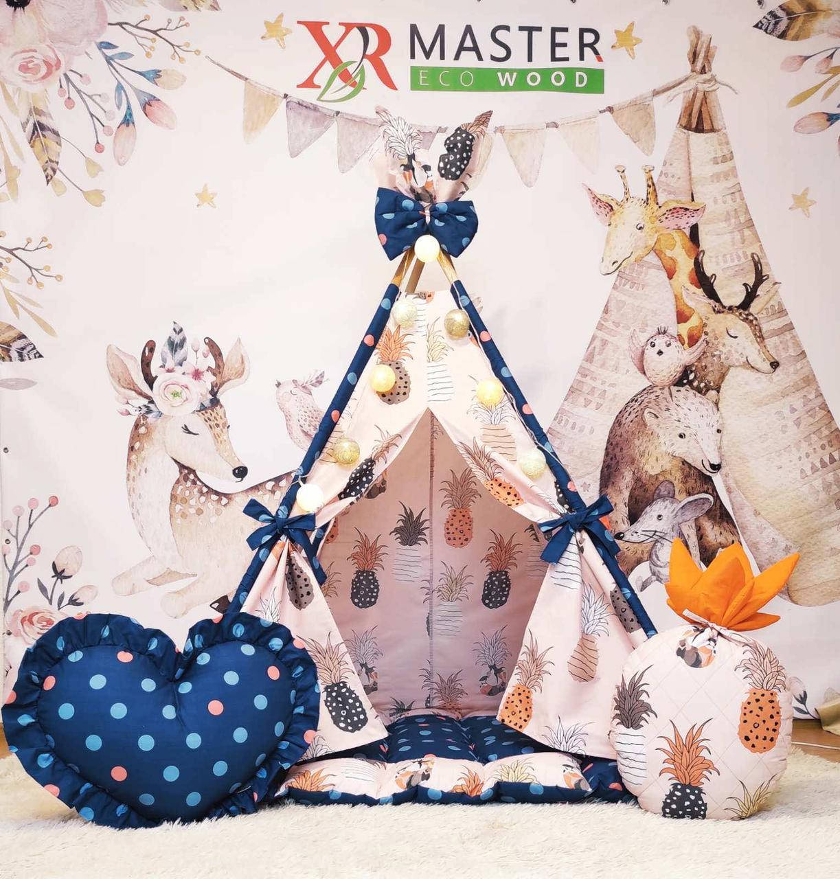 

Вигвам для девочки Экзотик БОНБОН Полный комплект, вигвам для девочки, детский вигвам, вигвам для детей