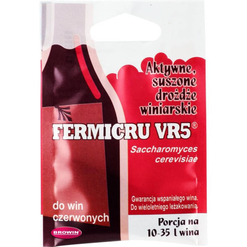 

Винные дрожжи Fermivin VR5 "Biowin"(Польша),Срок годности - до 05. 2023 года