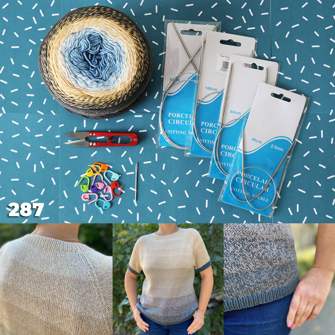 

Набор для вязания футболки из YarnArt Flowers 287