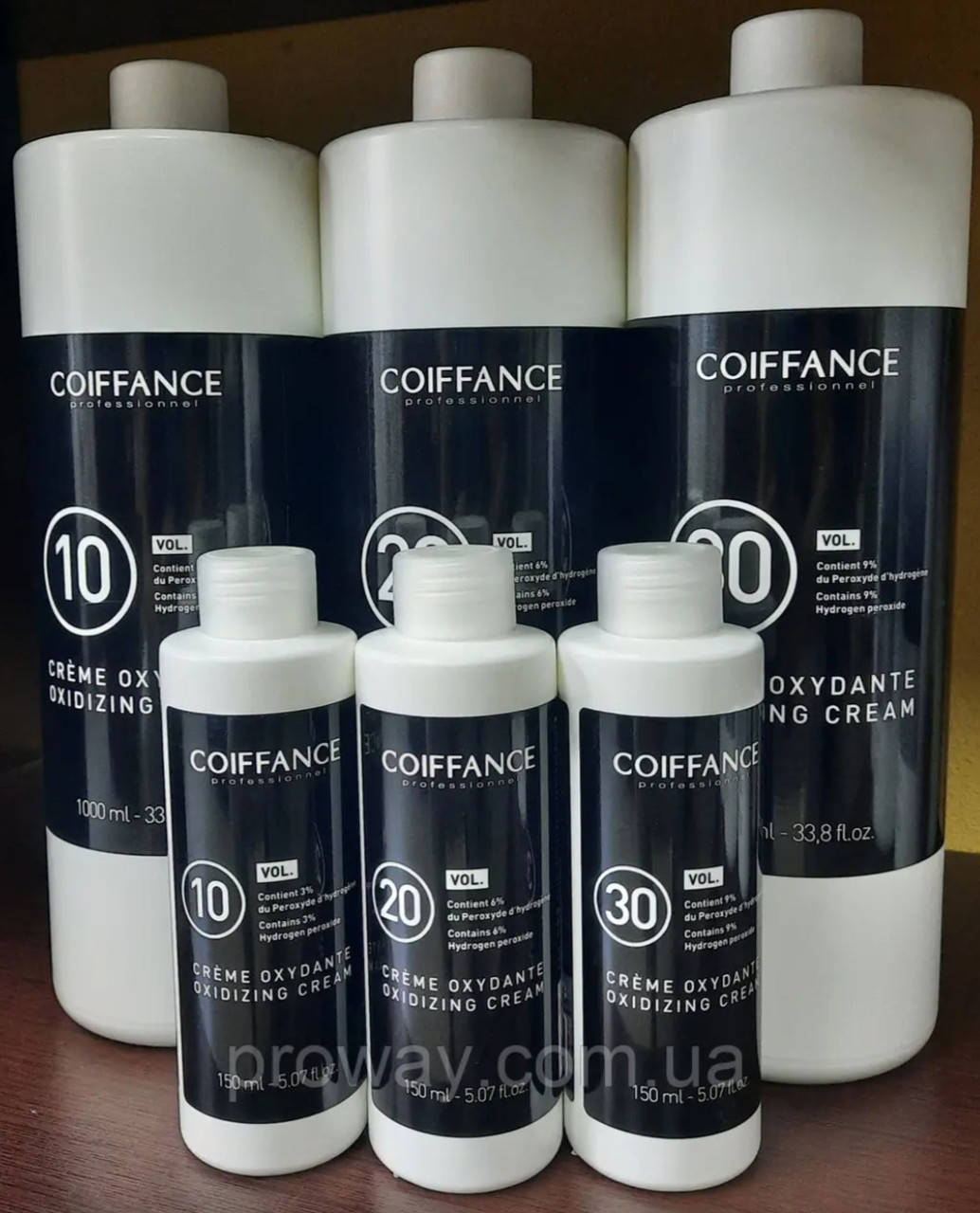 

COIFFANCE Oxydant with Bamboo Extract Окислительная эмульсия для стойкой перманентной крем-краски для волос 20v - 6%, 1000 мл