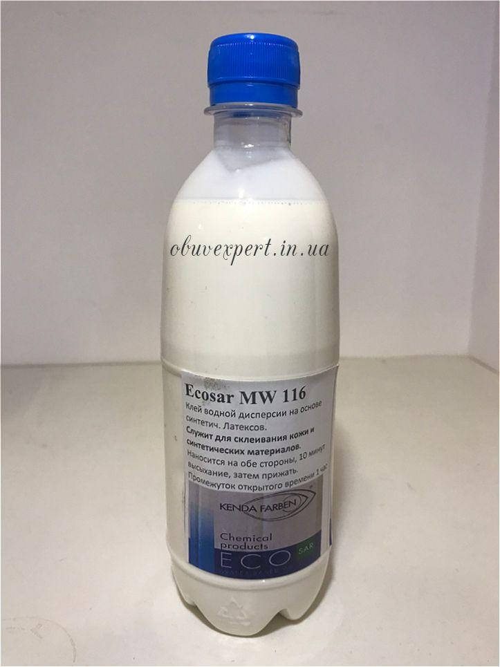 

Клей вододисперсійний латексний ECOSAR MW 116 0,5 л (на розлив)