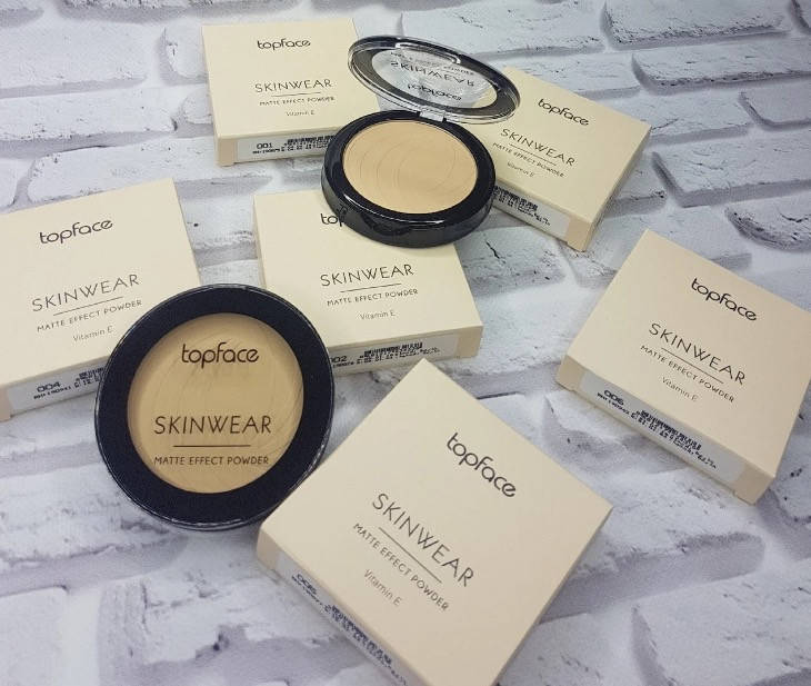 

Компактная пудра для лица TopFace Skin Wear Matte Effect PT265