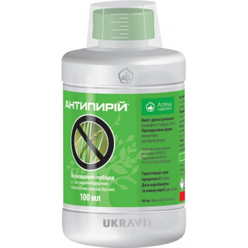 

Гербицид Антипырей 100 мл УКРАВИТ 1312