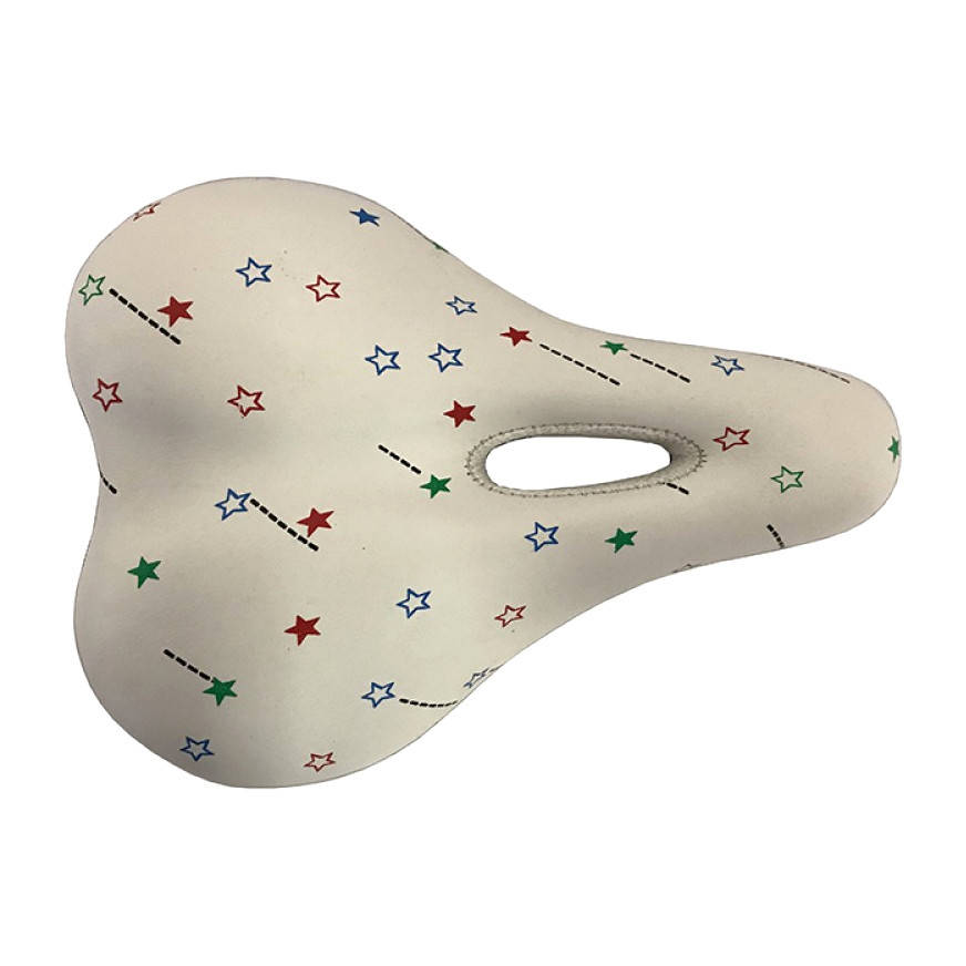 

Седло детское "Звездочки" AZ-258BF-1D на пружинах