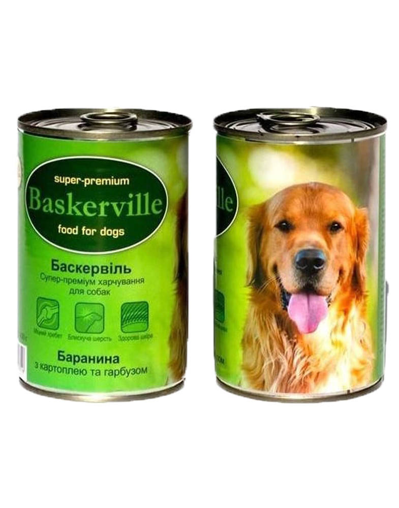 

Baskerville Баранина с картофелем и тыквой 0.8 кг