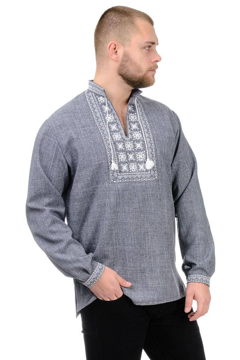 

Сорочка-вышиванка Орнамент (серый) размеры : 44, 46, 48, 50, 52, 54.