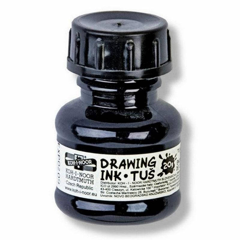 

Тушь для черчения 141722 Черная 20 г Koh-i-Noor
