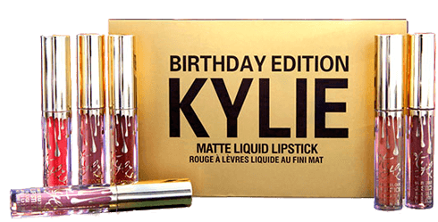 

Набор жидких помад Matte Liquid Lipstick Kylie Birthday Edition 6цветов