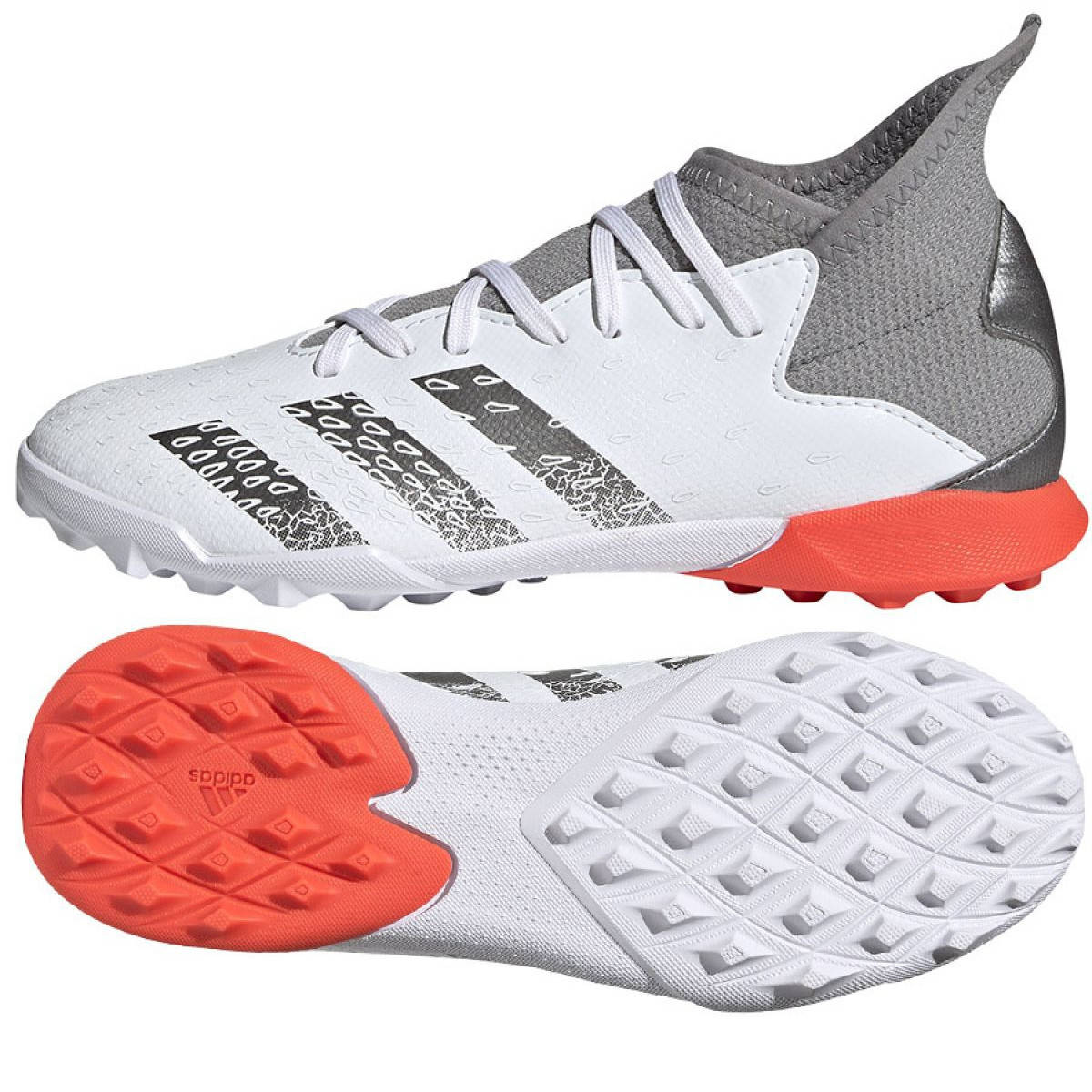 

Детские сороконожки adidas Predator 20.3 TF J. Оригинал. (ар. FY6312)., Белый
