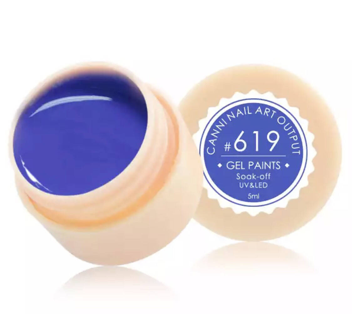 

Гель-краска CANNI 619 (васильковый), 5 мл