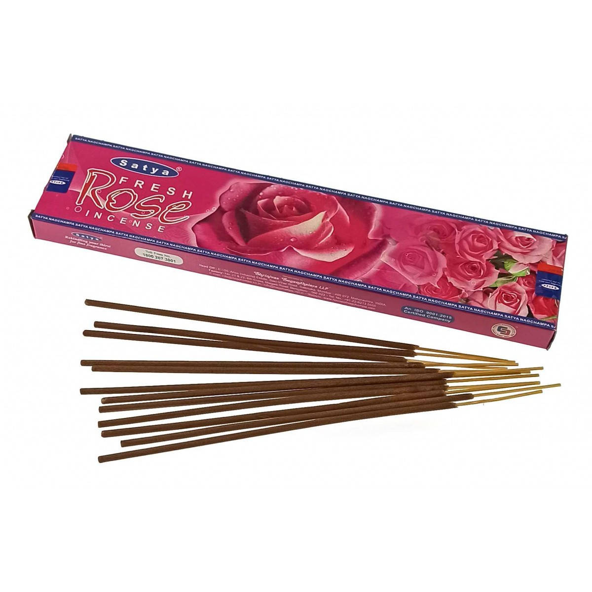 

Fresh Rose (Свежая Роза)(20 gms)(12/уп) (Satya) пыльцовое благовоние