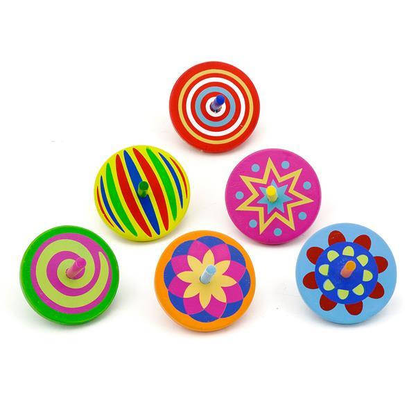 

Деревянная игрушка Viga Toys Волчок 12 шт. (53906)