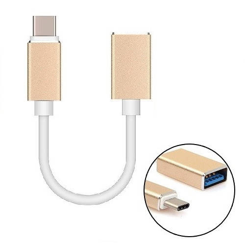 

Кабель USB переходник USB Type-C на USB 3.0 USB-A, OTG, 10 см