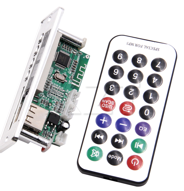 

АвтоБлютуз GREY стерео аудио модуль декодер WAV WMA MP3 Bluetooth SD USB FM