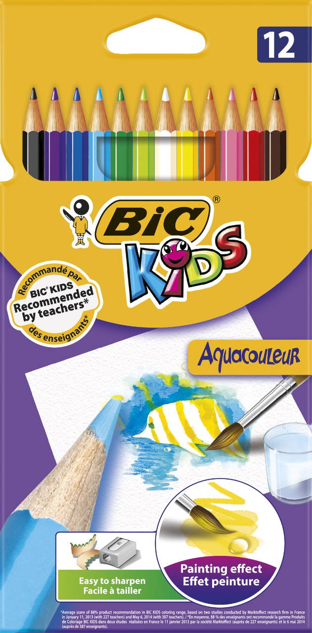 

Карандаши цветные Bic Evolution Aquacouleur 12 шт bc8575614