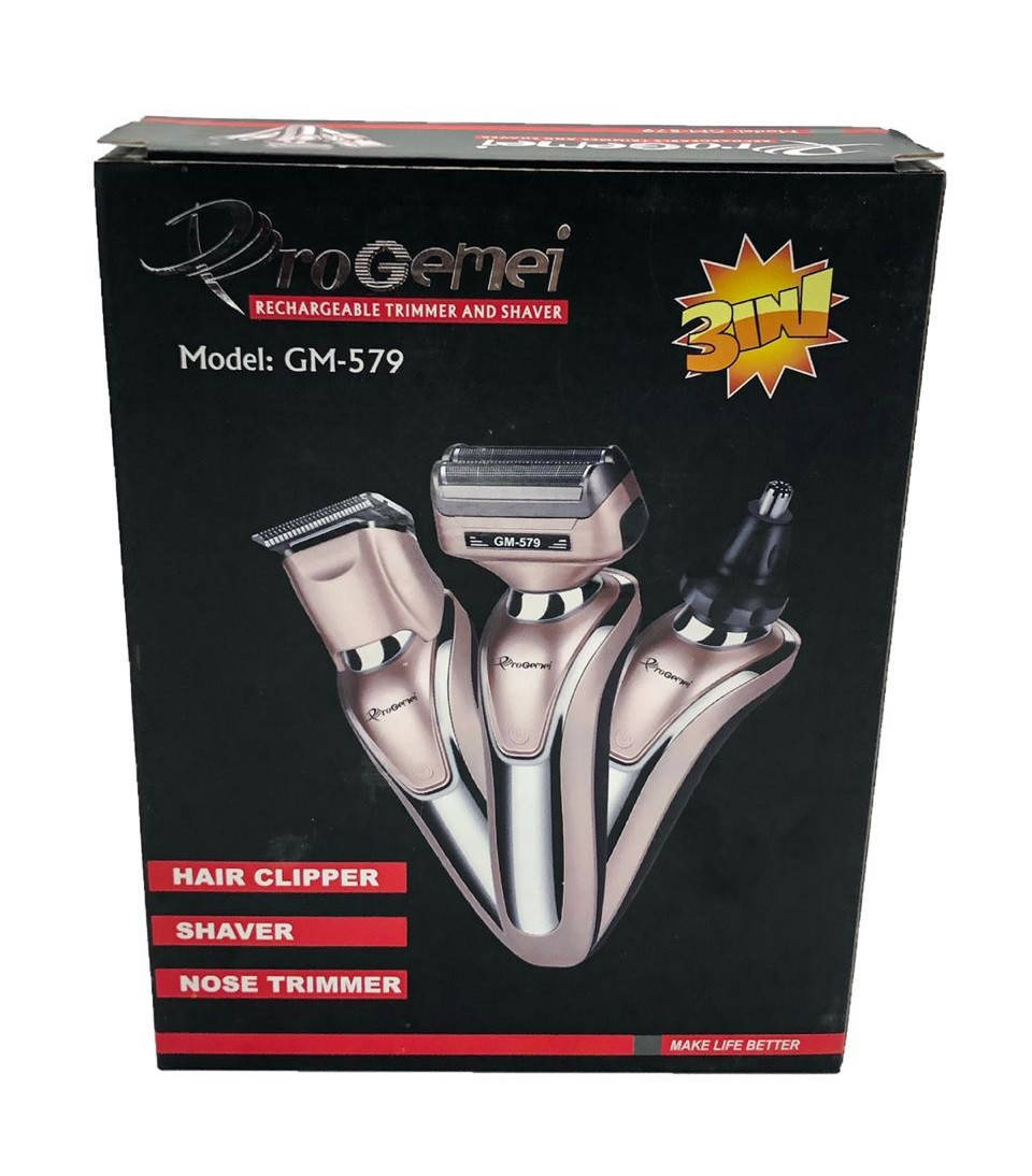 

Электробритва триммер Gemei Gm-579 3 в 1