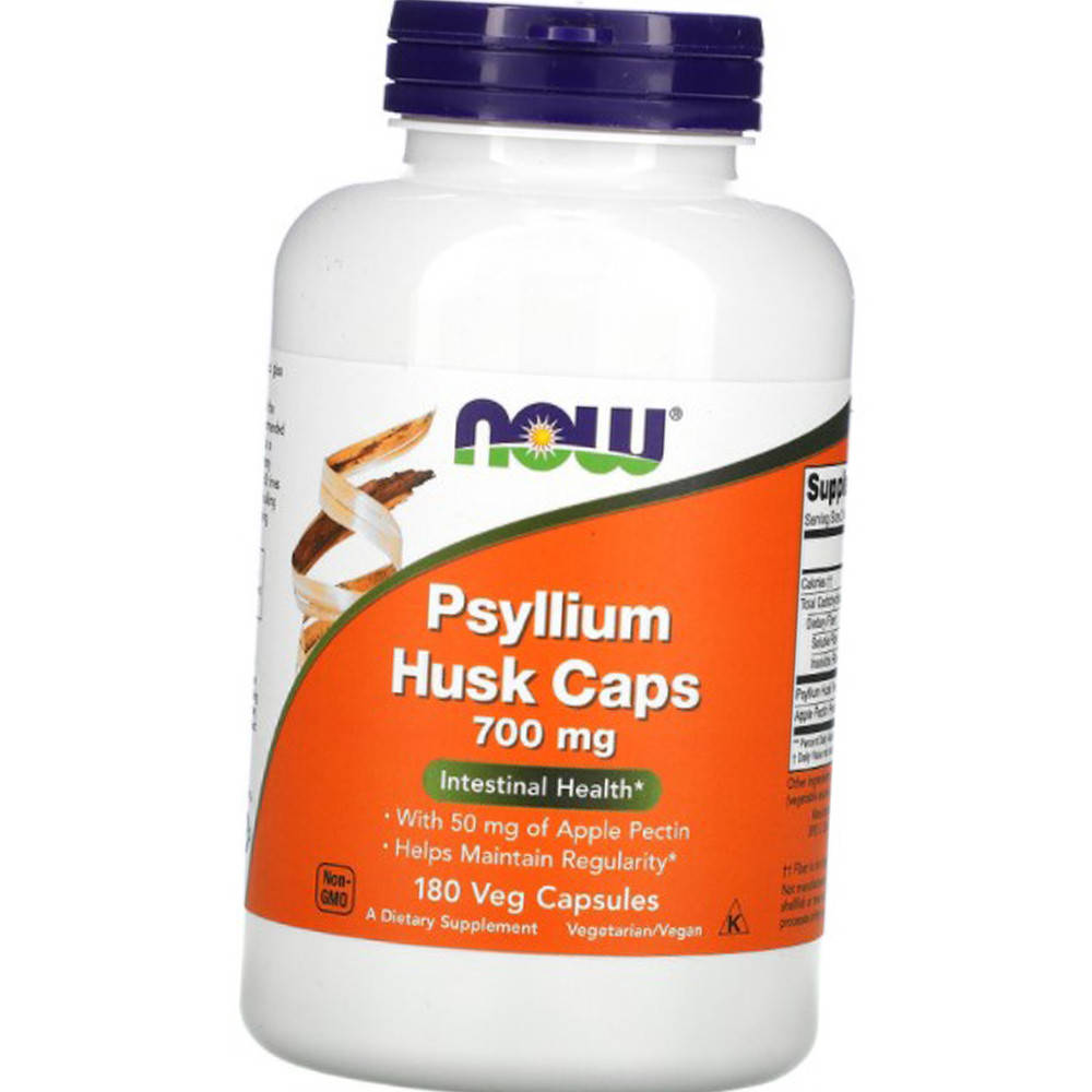 

Клетчатка подорожника псиллиум Now Foods Psyllium Husk Caps 700 mg 180 капс
