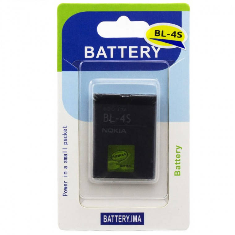 

Аккумулятор Nokia BL-4S 860 mAh для 2680, 7610, X3-02 A класс