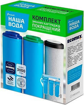 

Комплект трёх сменных картриджей Ecosoft Наша Вода №5 (CRV3NV)
