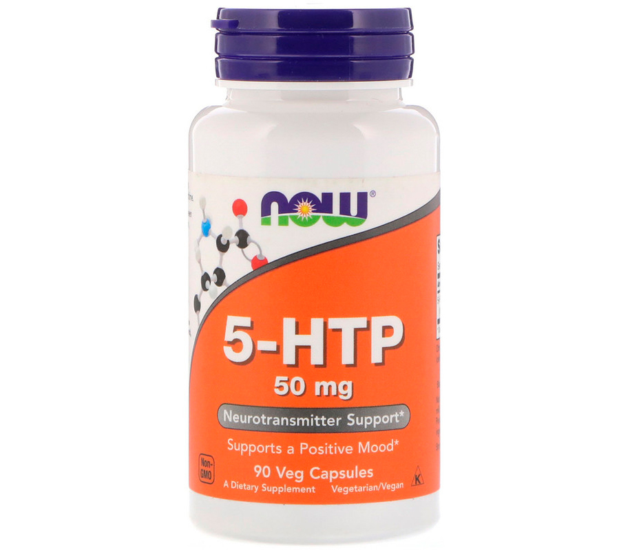 

Now Foods, 5-HTP, 90 капсул х 50 мг, триптофан, гидрокситриптофан